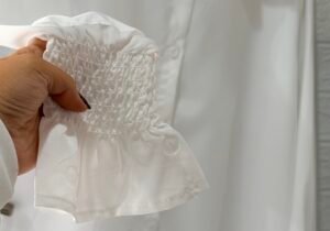 Camisa manga abollonada
