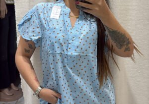 Reme media camisa lunares